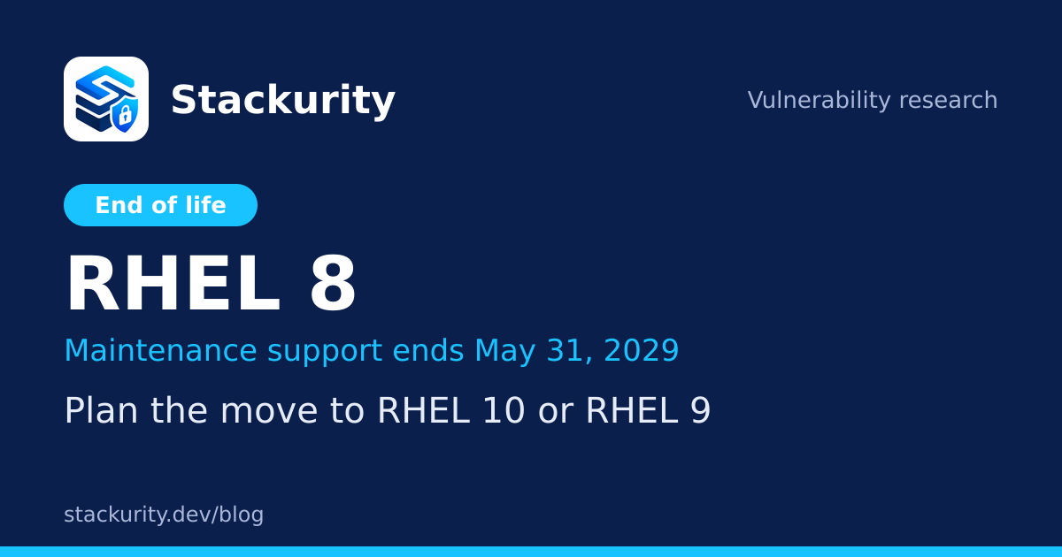 RHEL 8: Plan the move to RHEL 10 or RHEL 9