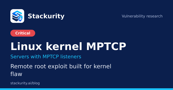 Linux kernel MPTCP: Remote root exploit built for kernel flaw